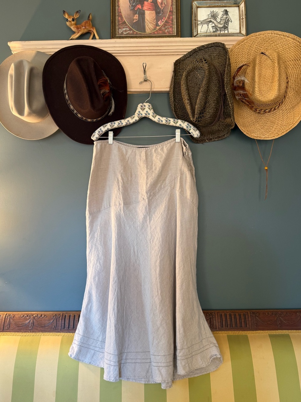 Eddie Bauer linen Skirt sz 10